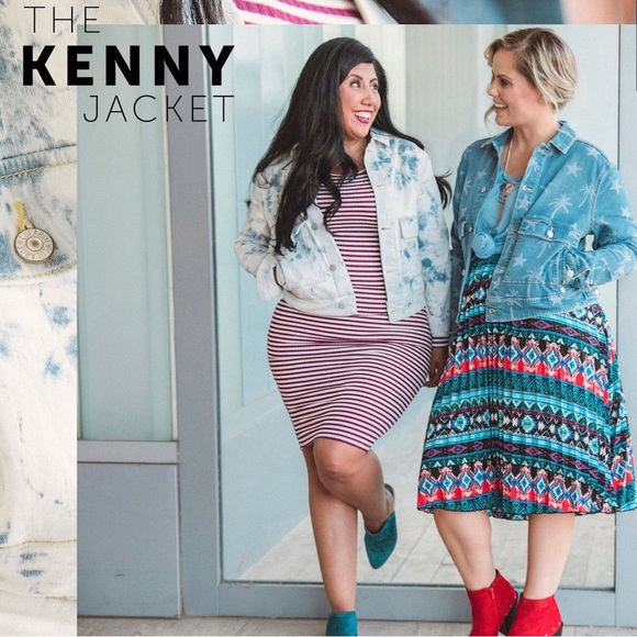 🦄 LuLaRoe “Kenny” denim leopard jacket - Picture 4 of 4